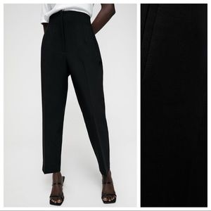 Zara Black High Waisted Pants. Size XL.